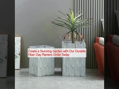 Crea un giardino splendido con i nostri piantatori in argilla di fibra durevoli Ordina oggi