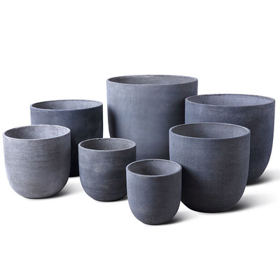comprare Charming handmade ceramica GRC piantare vasi di forma rotonda resistente alle intemperie buco di drenaggio facile da pulire online manufacture