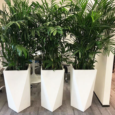 comprare Pottini rotondi in fibra di vetro fatti a mano per ornamenti da giardino all'aperto online manufacture