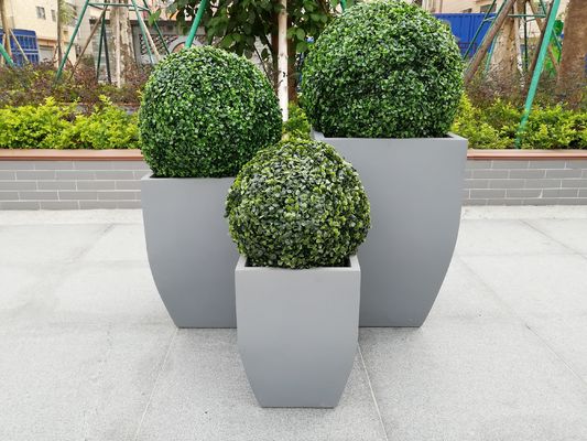 comprare Piantatrice di argilla in fibra economica e elegante per soluzioni di piantumazione economiche online manufacture