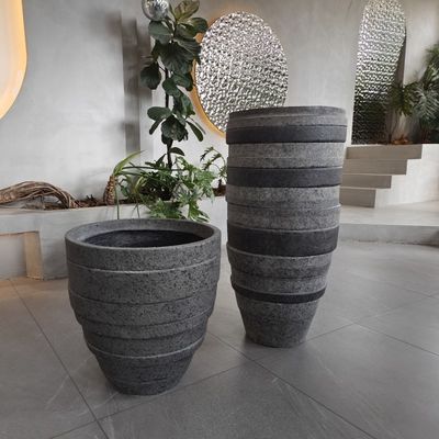 comprare Potti da fiori in fibra di vetro in FRP in resina alta e grande online manufacture