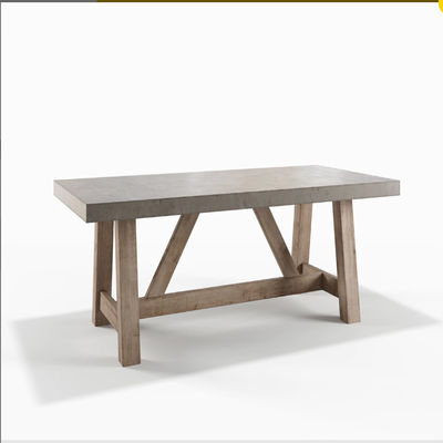 comprare Tavoli per mobili in cemento pesante personalizzati per salotto esterno In cemento GRC online manufacture