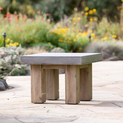 comprare Fabbrica diretta mobili da tavolo in cemento moderno Set per il patio Decorazione da tavolo in cemento online manufacture