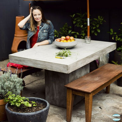 comprare Home Giardino Premium Concreto Tavolo Set Per Arredamento Esterno GRC Arredamento Tavolo online manufacture