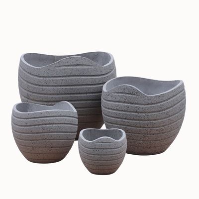 comprare 2024 Nuovo design di un vaso da fiori classico di alta qualità in fibra di cemento europea, vaso da fiori in ceramica, villa alberghiera online manufacture