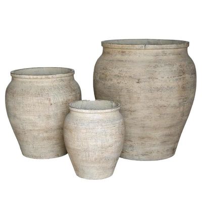 comprare Grandi vasi di cemento in ceramica moderna vasi di fiori di cemento con drenaggio e protezione UV online manufacture