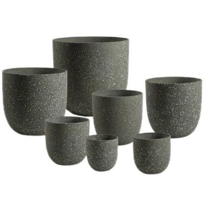 comprare Pottini da giardino in fibra di cemento per piante di fiori / verdi in giardino interno all'aperto online manufacture