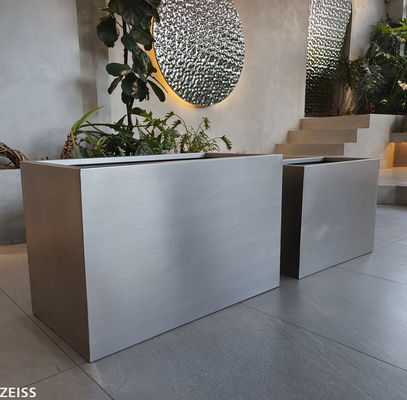 comprare Pottini per piantare metallo geometrici a prova di ruggine con drenaggio online manufacture