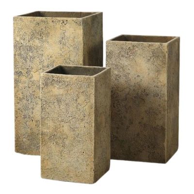 comprare Pottini per piante di cemento resistenti alle intemperie scolpiti a mano per decorazioni interne ed esterne online manufacture