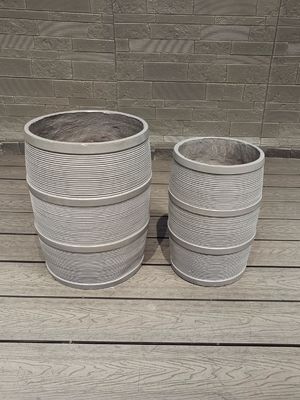 comprare Moderne piantatrici da giardino in argilla di grandi dimensioni e impermeabili online manufacture
