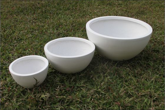 comprare Piantatrice in fibra di argilla bianca impermeabile e ignifuga Perfetta per il rifugio all' aperto online manufacture