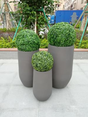 comprare Piantatrice di argilla rinforzata di superficie liscia per piante alte in stile minimalista online manufacture