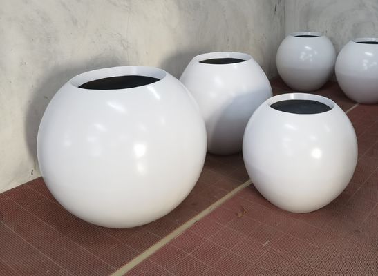 comprare Pottini di fiori in fibra di vetro resistenti e leggero peso GRP Box per piantare per decorazioni esterne e interne online manufacture