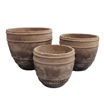 comprare Pottini di piantagione GRC quadrati scolpiti a mano per giardini esterni interni e casa Finitura esterna interna giardino e casa online manufacture