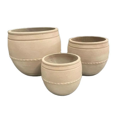 comprare Pottini per piante GRC personalizzabili Conservano 5-6 anni all'aperto Superficie testurizzata resistente al gelo online manufacture