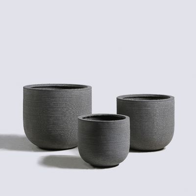 comprare Tessitura Superficie GRC Piantatori di fiori Forma rotonda per spettacolari esposizioni di piante online manufacture