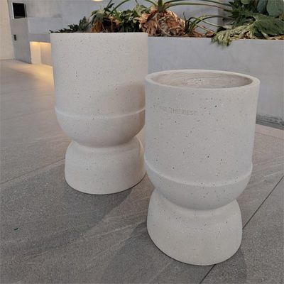 comprare Moderno stile Fibra di cemento vaso resistente al gelo resistente alle intemperie per la decorazione esterna online manufacture