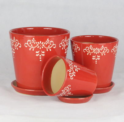 comprare Pottine di argilla rotonde con buchi di drenaggio La perfetta combinazione di stile e funzione online manufacture