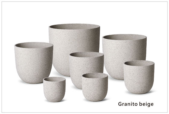 comprare Alta resistenza delle piantatrici in argilla di fibra per giardino online manufacture