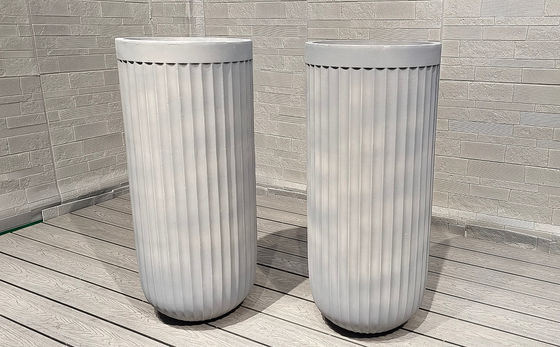 comprare Tempo di vita 5-6 anni Piantatore in fibra di argilla personalizzato per piantare in modo duraturo e elegante online manufacture