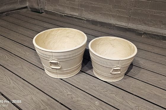 comprare Piantatore di argilla rinforzata resistente al gelo scolpito a mano e resistente per acquisti B2B online manufacture