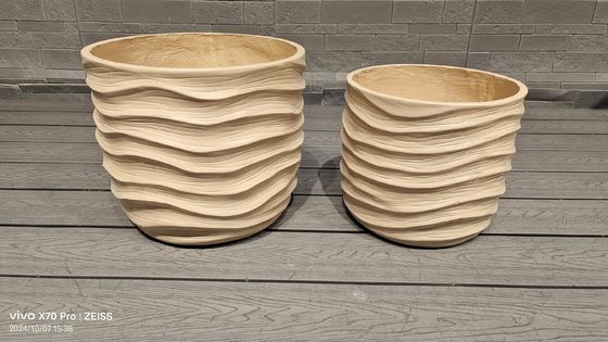 comprare Forno a carbone / Caldaia per campeggio riscaldatore / barbecue piantatrice in fibra di argilla con stile moderno e superficie strutturata online manufacture