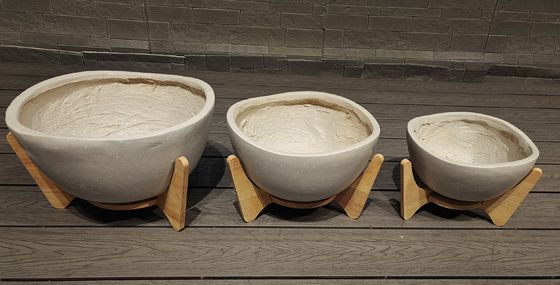 comprare 7-8 anni di vita Moderno piantatore di argilla rinforzata Perfetto per interni e design contemporaneo online manufacture