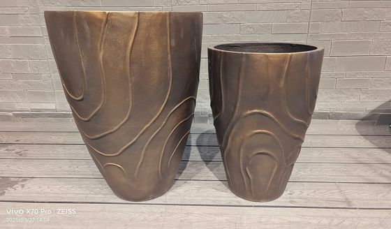 comprare Piantone di argilla rinforzata rotonda Design in argilla di fibra resistente e elegante online manufacture