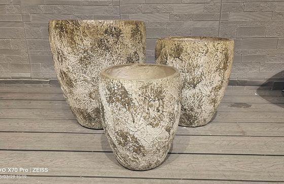 comprare Decorazione d'interni Piantatrice di argilla rinforzata per bruciatori e forni a carbone per campeggi più caldi online manufacture