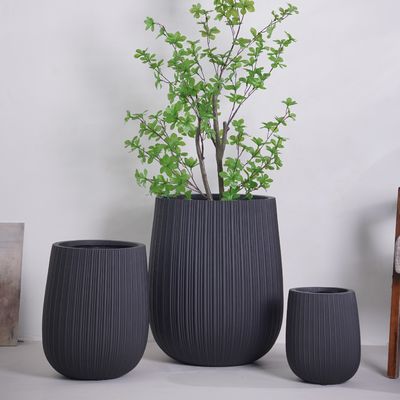 comprare Piccole piantatrici all'aperto e fiori all'interno Vaso Decorazione domestica Vaso di cemento con drenaggio per scatole di confezionamento per desktop / giardino online manufacture