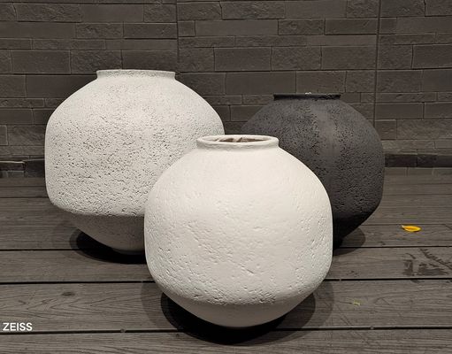 comprare Fioriera personalizzata in fibra di argilla e fori di drenaggio resistenti al gelo online manufacture