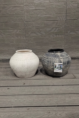 comprare Round Reinforced Clay Planter Durable and Functional for Your Garden Needs online manufacture