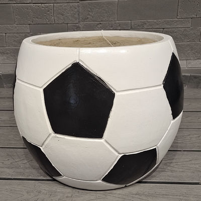 comprare Vaso in fibra di argilla sferico affusolato sportivo a forma di pallone da calcio, leggero e resistente online manufacture