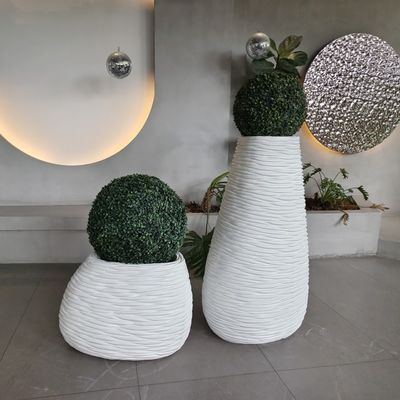 Fibra di vetro grande resina GRP piantatrice scatola per giardino interno e esterno decorazione
