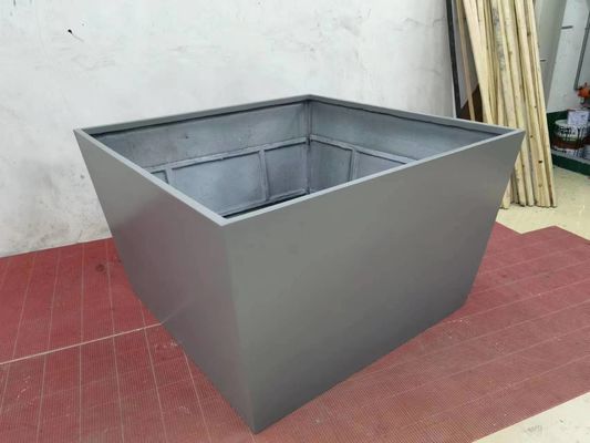 Vaso di fiori in fibra di vetro GRP Grandi vasi per piantare
