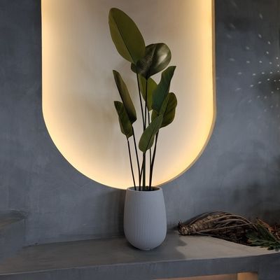 Piante artificiali di plastica personalizzate di grandi dimensioni di 120 cm in varie dimensioni facili da pulire