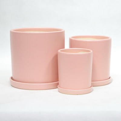 Piccoli portapiante in ceramica di argilla per arrangiamenti floreali interni