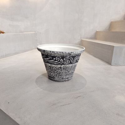 Pottine di piante di plastica con stili per la decorazione domestica e il giardinaggio