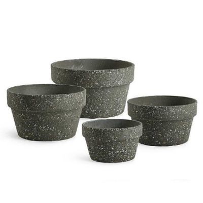 Pot di piante in ceramica con buco di drenaggio per piante interne ed esterne