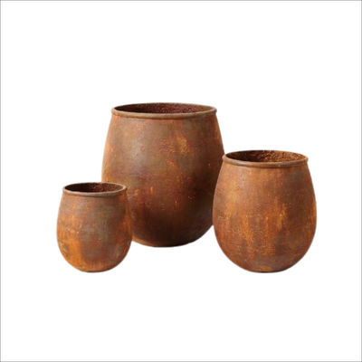 Pottine di piante GRC a mano intagliate per decorazioni interne ed esterne