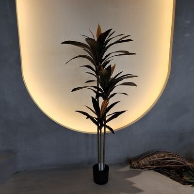 Piante artificiali di plastica verde all' interno / all' esterno Fiori artificiali 140cm