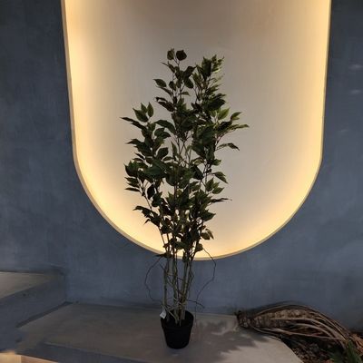 Piante artificiali resistenti agli insetti Pareti verdi artificiali per interni 150 cm