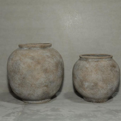 Giardino all'aperto GRC Vaso di piantagione stile antico Forma quadrata