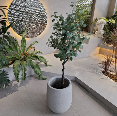 Crea un bel giardino con vasi di fiore in fibra di vetro