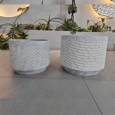 Piantatrice di fibra di argilla per interni perfetto per alberghi giardini e case resistente al gelo