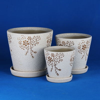Pottine di ceramica personalizzate semplici e convenienti per l'acquisto di una singola quantità