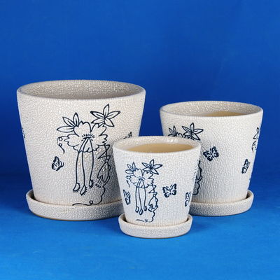 Pottini di ceramica di alta durata e design semplice per piantare in modo affidabile