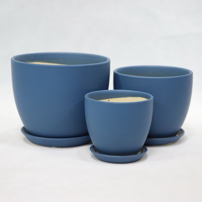 Contemporanea pentole in ceramica per piante artificiali e verde Decorazione a bassa manutenzione