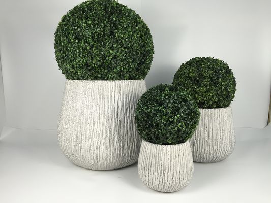 Decorazioni esterne Piantini in fibra di argilla Modelli durevoli e eleganti