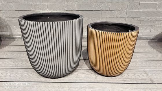 Caldaio per campeggio Caldaio Fibra di cemento Vaso per buchi di drenaggio